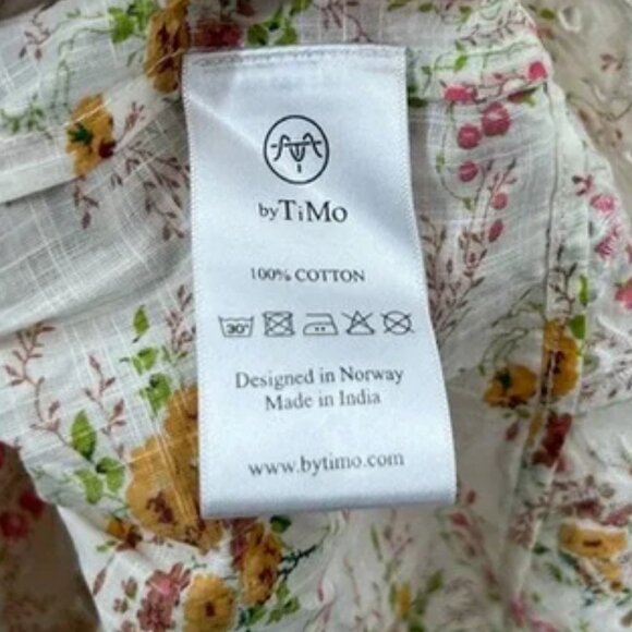 ByTiMo Floral Long Sleeve Shift Minidress - Picture 7 of 7